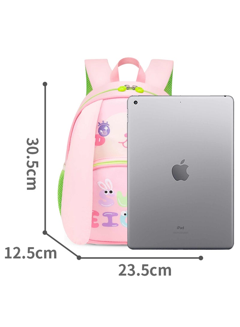 SUN EIGHT Children’s Backpack Water Resistant Light Weight Cute Puppy Cartoon Bag for Preschool Girls and Boys, SE22207, Pink - Image 5